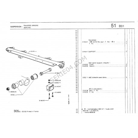 set van 2 silentblocks