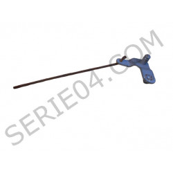 Front door locking rod and lever