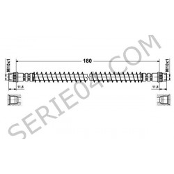 flexible de frein L209mm