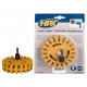 brosse ronde acier torsadé