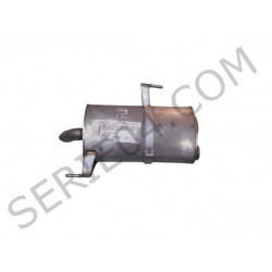 Rear exhaust silencer