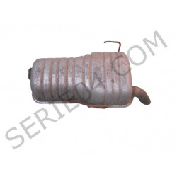 Rear exhaust silencer