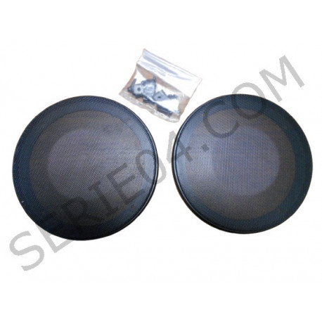 jeu de 2 grilles de haut-parleurs Ø130mm