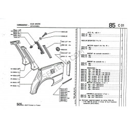 protecteur d'aile arrière gauche