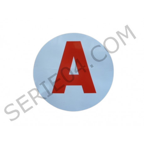 Disque "A" magnétique jeune conducteur