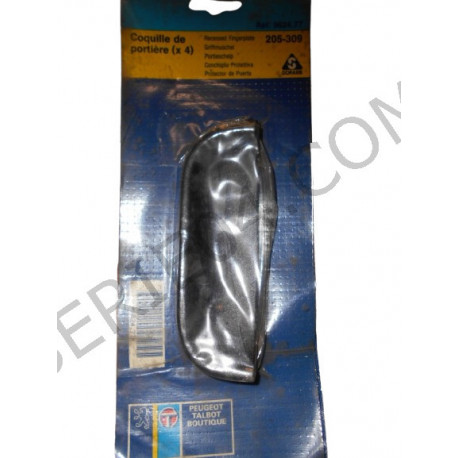 jeu de x4 coquilles de portes sous poignées