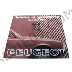 dépliant "Teintes et garnitures"