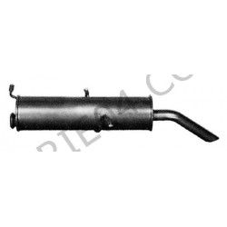 rear exhaust muffler
