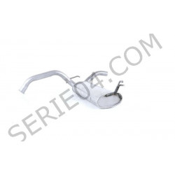 Rear exhaust silencer