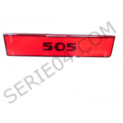 Targa posteriore decorativa "505"