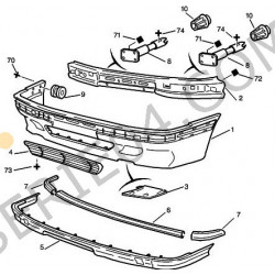 grille de pare-chocs avant