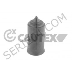 Rear axle bottoming stop