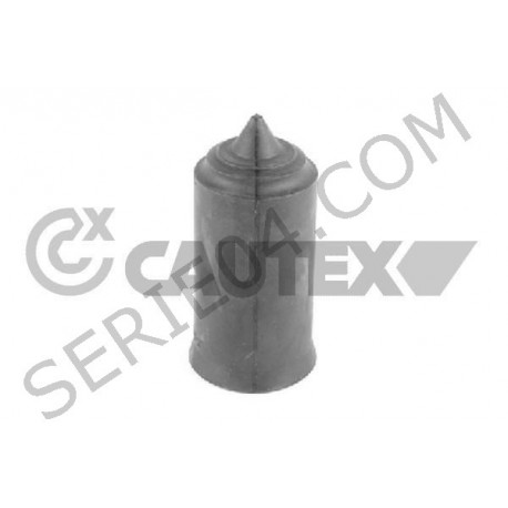 Rear axle bottoming stop