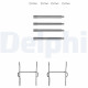 Brake pad spring kit