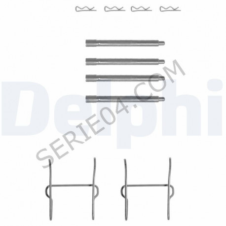 Brake pad spring kit