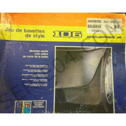 juego de guardabarros trasero