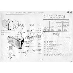 Cablaggio del faro anteriore Biode con occhiello