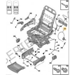 mécanisme de verrouillage de siège