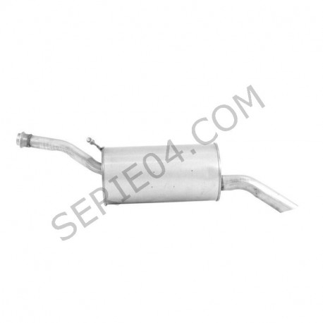 Rear exhaust silencer