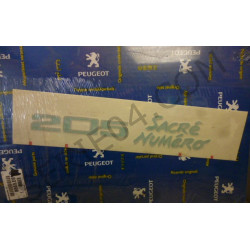 monogramme 205 Sacré numéro