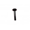 Bouton noir de fermeture
