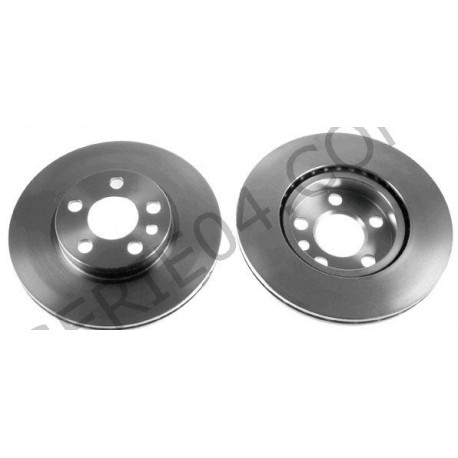 Front brake disc set