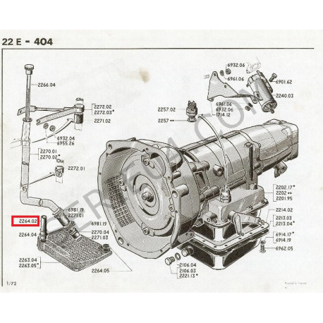 tube de raccord de BVA