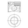 Zuiger met een diameter van 70 mm