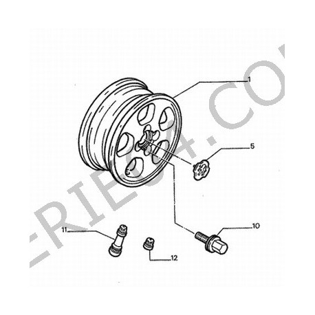 sheet metal wheel bolts