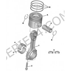 set of three segments 88 mm diameter