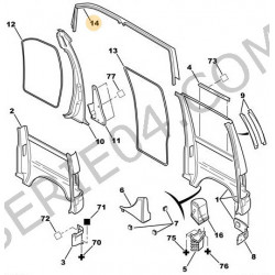 joint de porte avant