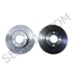 Pair of front brake discs