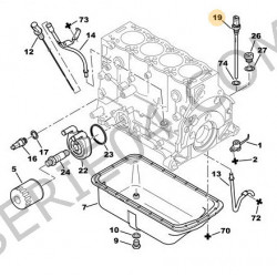 sonde de température d'huile