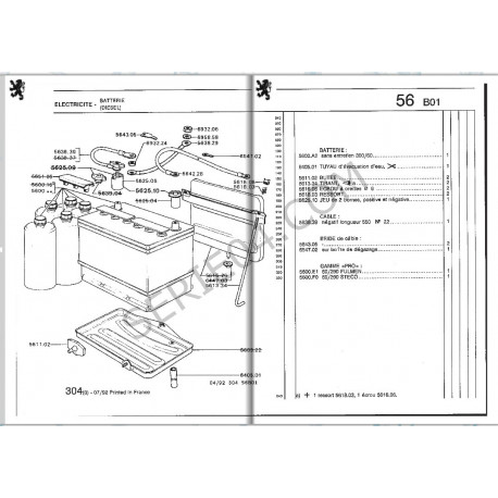 câble de batterie négatif