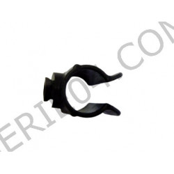 Spark plug or crank handle retaining clip