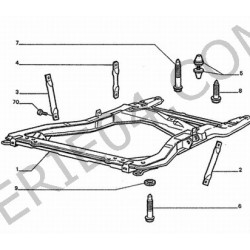 tirant de train avant