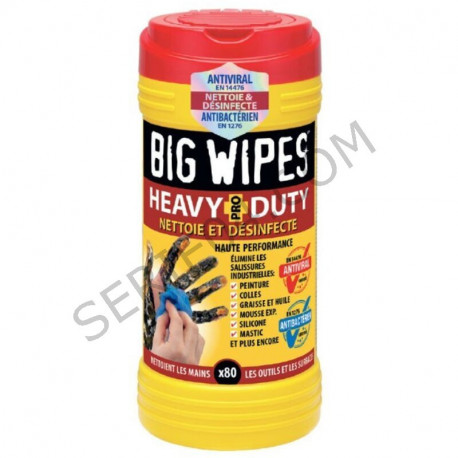 pot de x80 lingettes multi usages