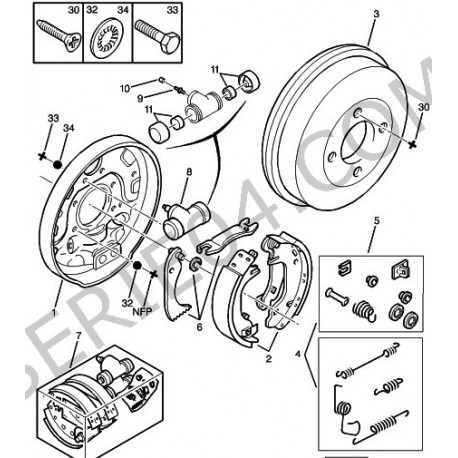 brake shoe kit