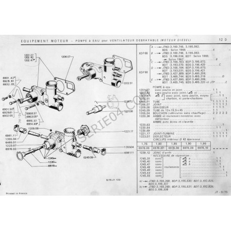 albero della pompa dell'acqua