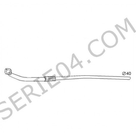 tuyau d'échappement XY7-XY8- XW7