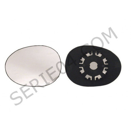 blaues Rückspiegelglas