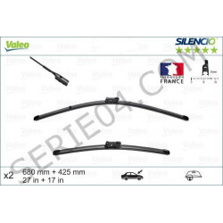 jeu de balais d'essuie-glace Silencio 680+425mm