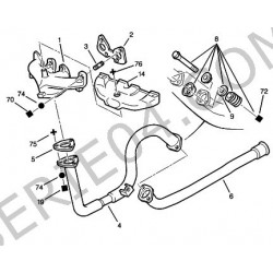 Tubo intermediarioscarico