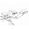 Intermediate exhaust pipe