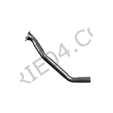 Front exhaust pipe