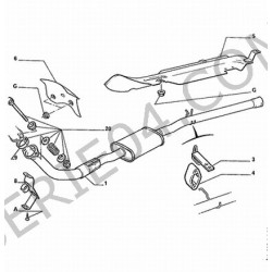front exhaust pipe