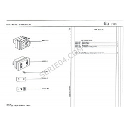 Interrupteur de lève vitre