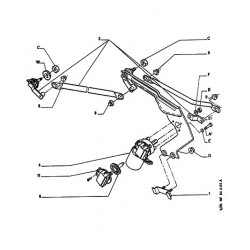 linkage windscreen glass