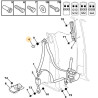 cache de fixation de ceinture