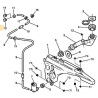Rear washer nozzle
